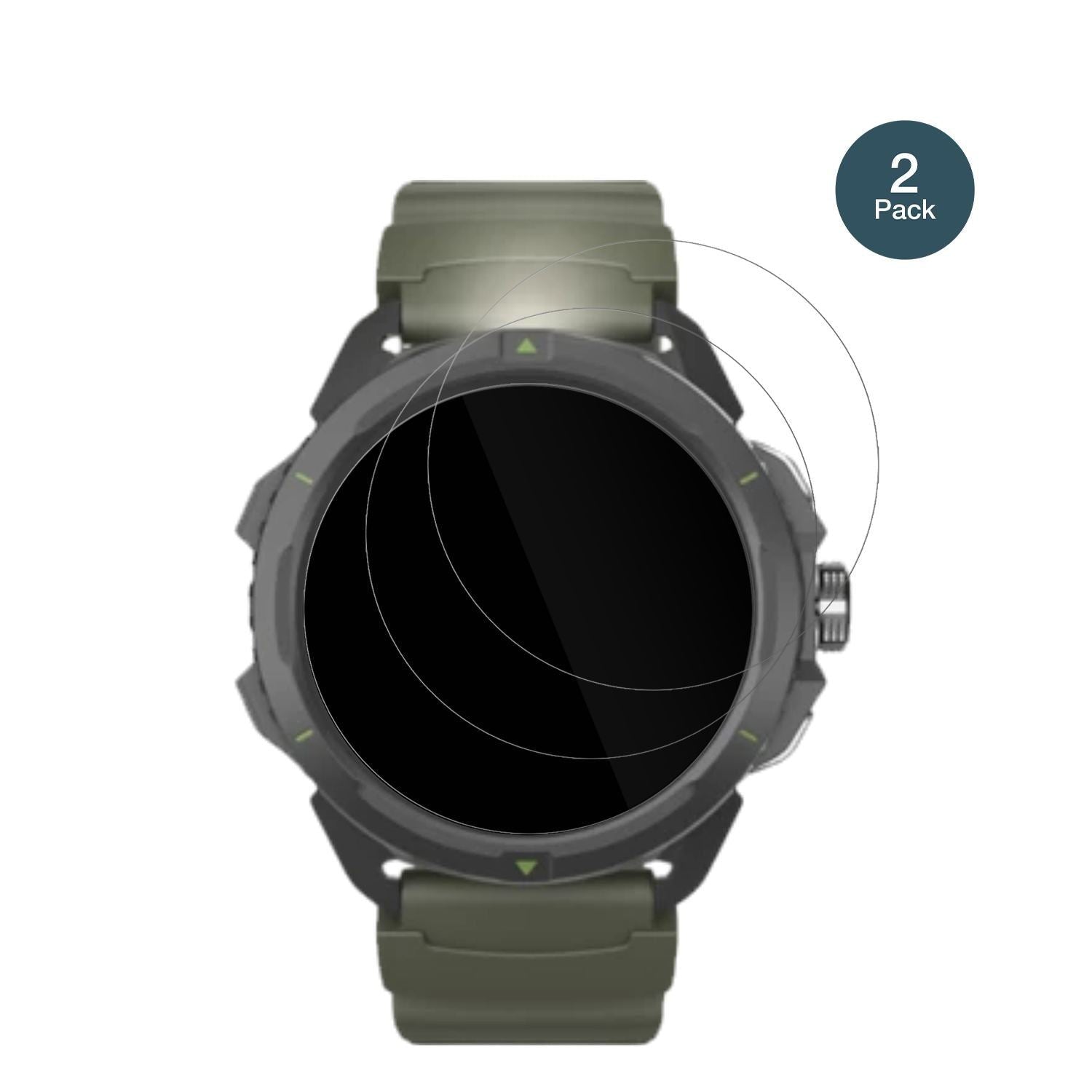 2x 9H Schutzfolie für Hammer Watch 2 Military Edit (2)