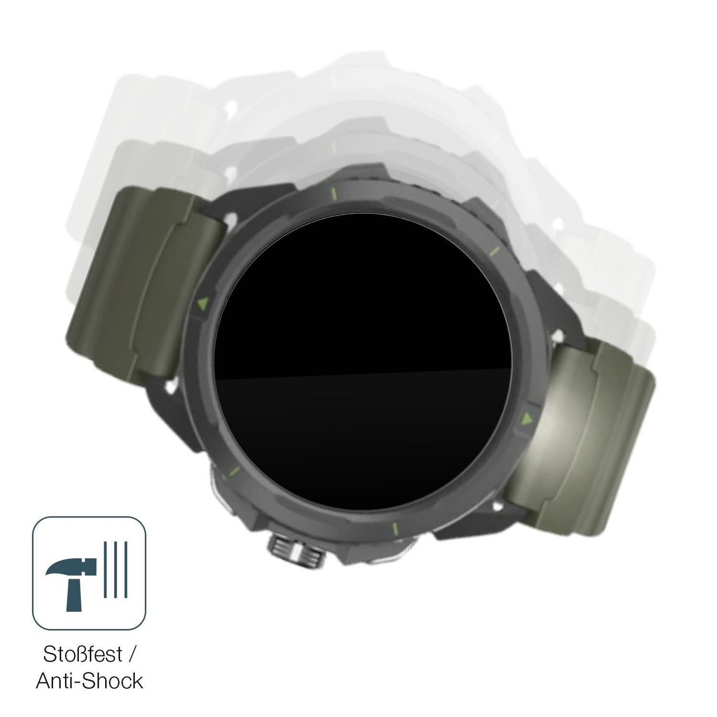 2x 9H Schutzfolie für Hammer Watch 2 Military Edit (4)