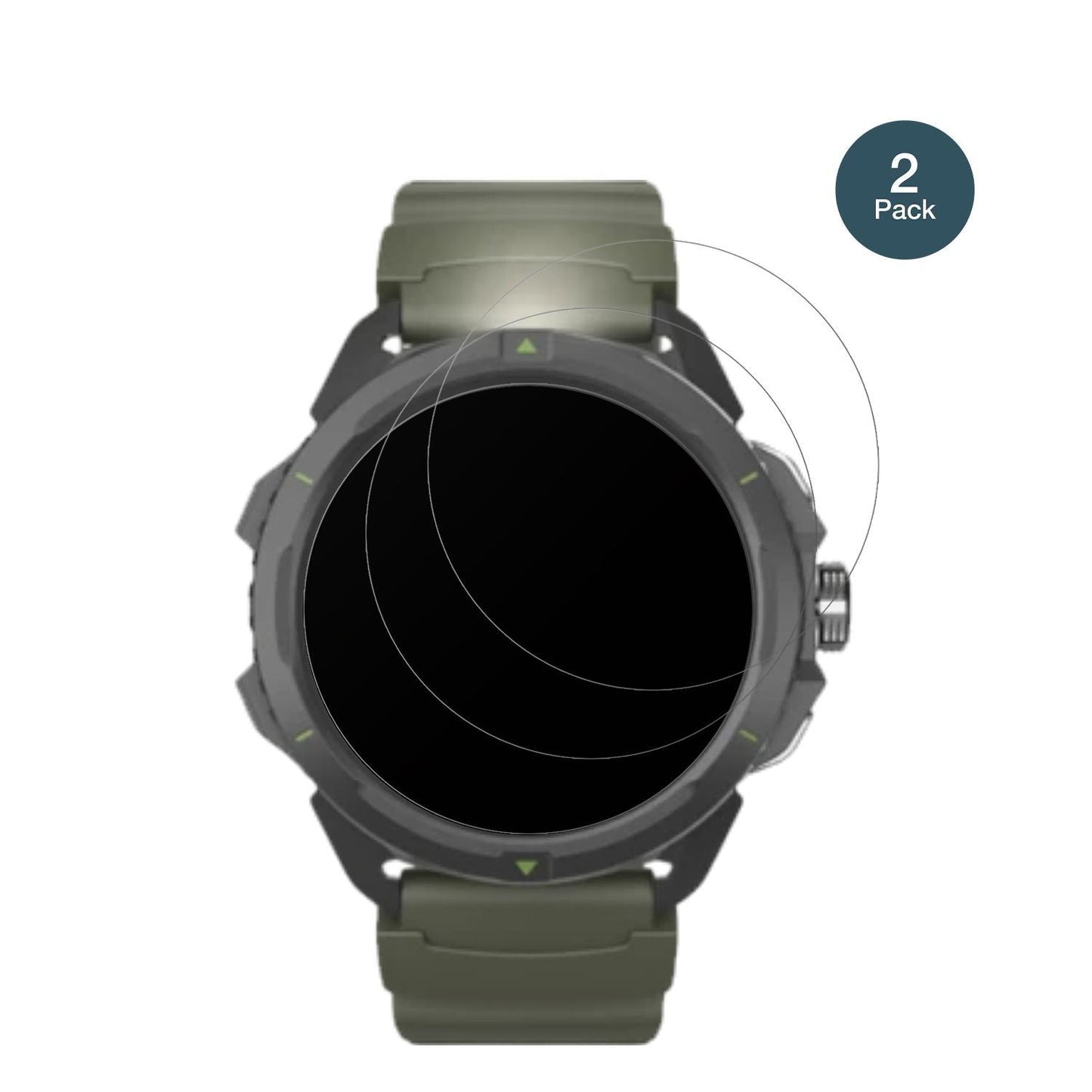 2x 9H Schutzfolie matt für Hammer Watch 2 Military (2)