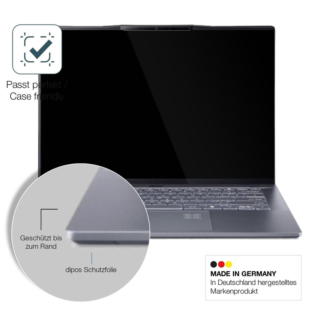 2x 9H Schutzfolie für Acer Swift AI 14 SF14-11 Pan (6)