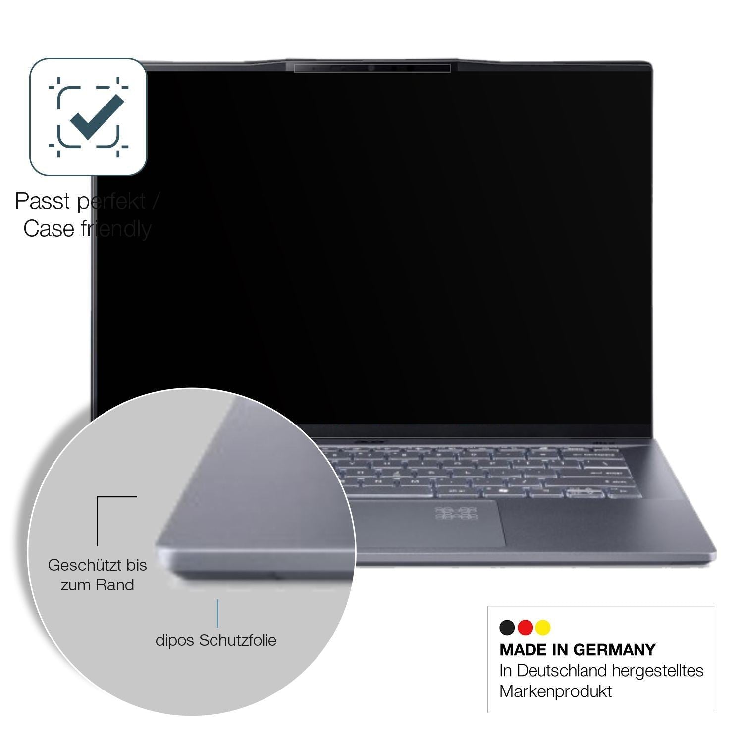 2x 9H Schutzfolie matt für Acer Swift AI 14 SF14-1 (6)