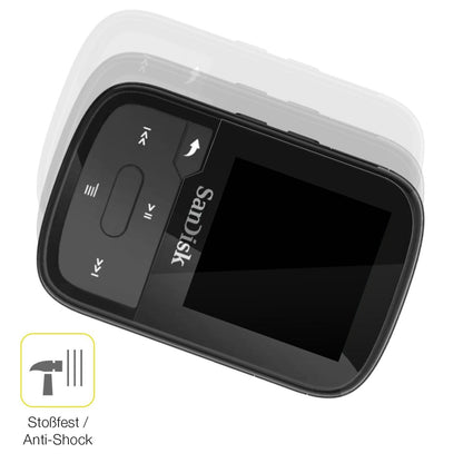 2x 3D Full Cover Schutzfolie für SanDisk Clip Spor (4)
