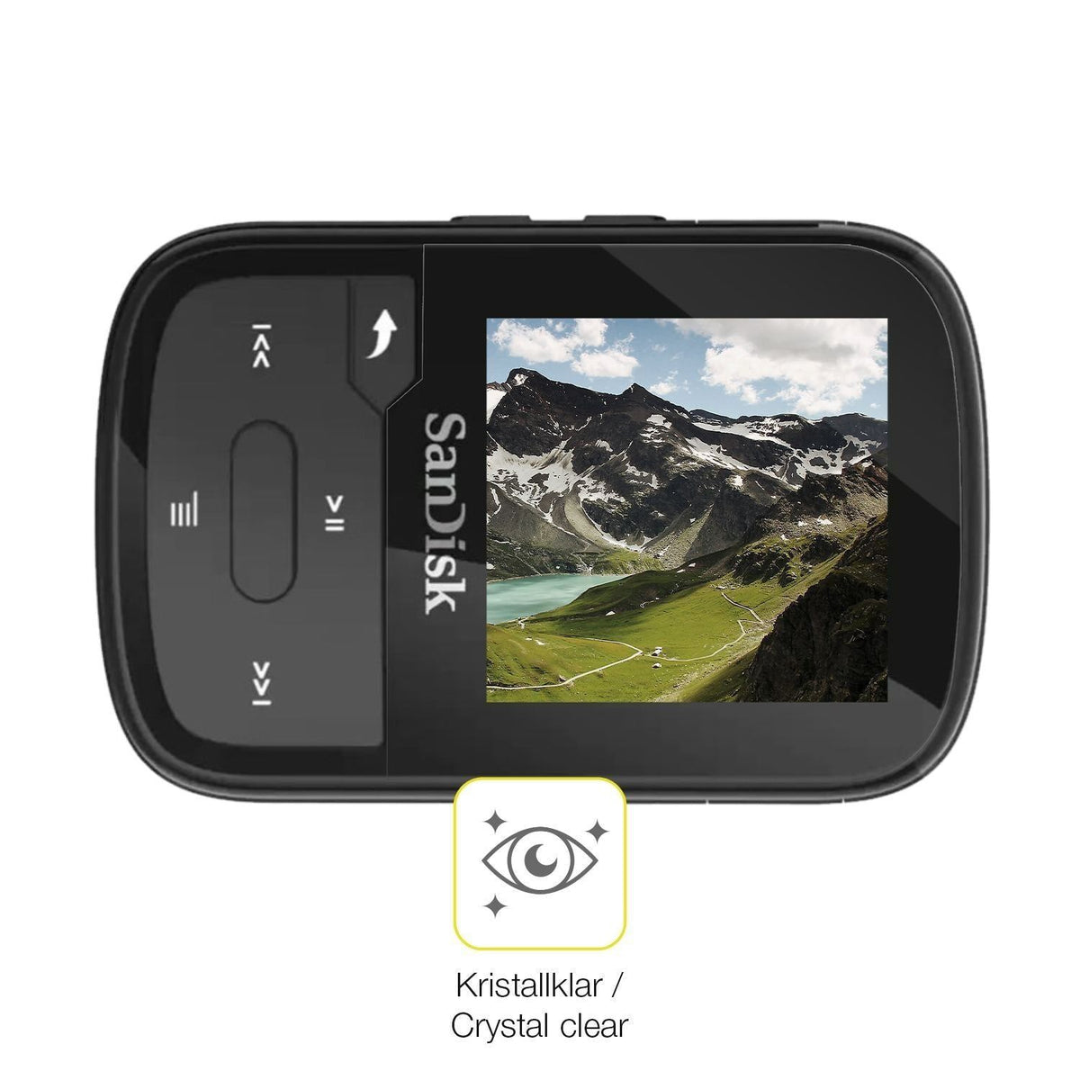 2x 3D Full Cover Schutzfolie für SanDisk Clip Spor (5)