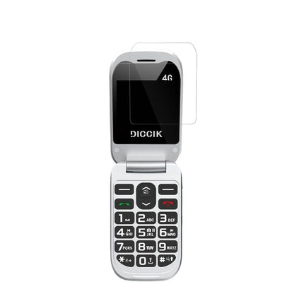 4x Schutzfolie klar für Diccik Seniorenhandy K01 D (2)