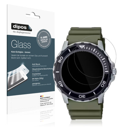 2x 9H Schutzfolie für Casio MTD-125D Panzerfolie (1)