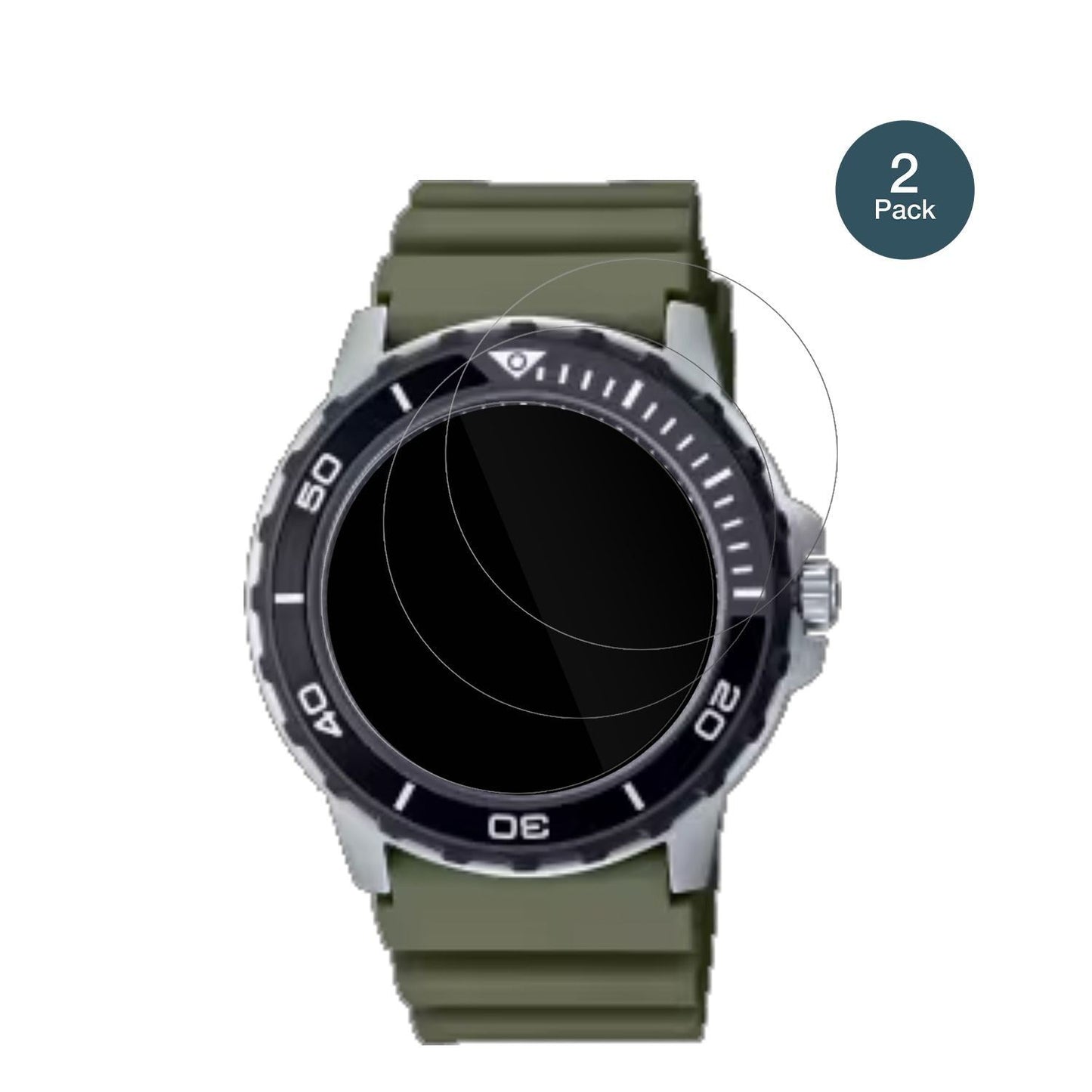 2x 9H Schutzfolie für Casio MTD-125D Panzerfolie (2)