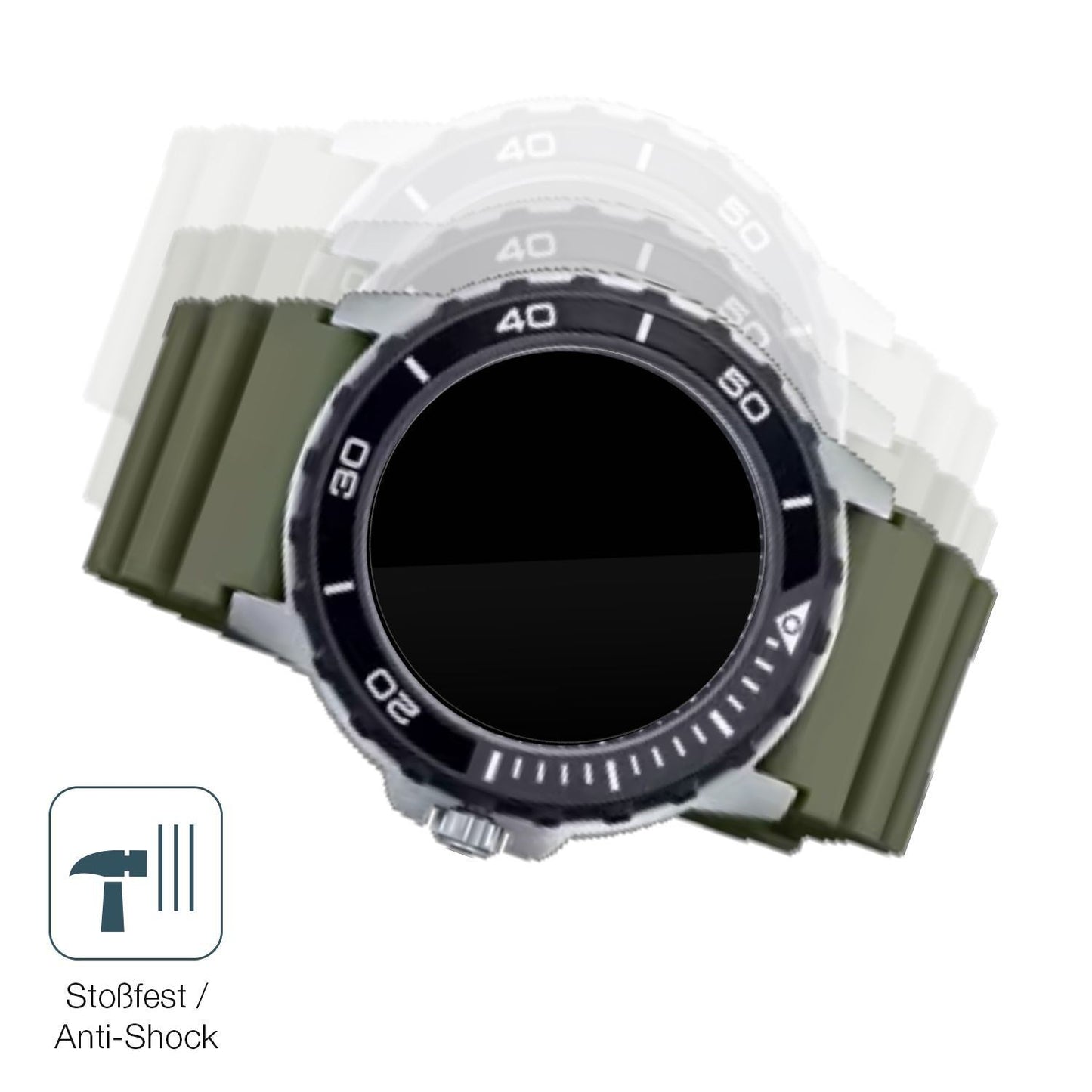 2x 9H Schutzfolie für Casio MTD-125D Panzerfolie (4)
