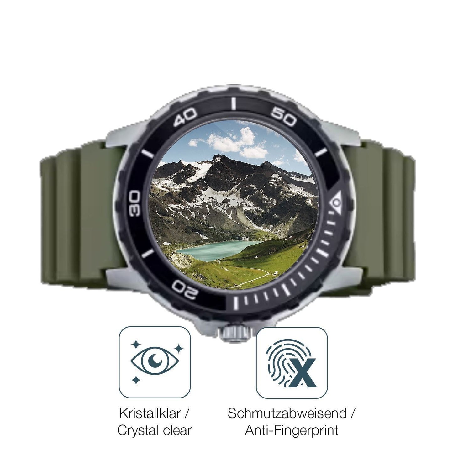 2x 9H Schutzfolie für Casio MTD-125D Panzerfolie (5)