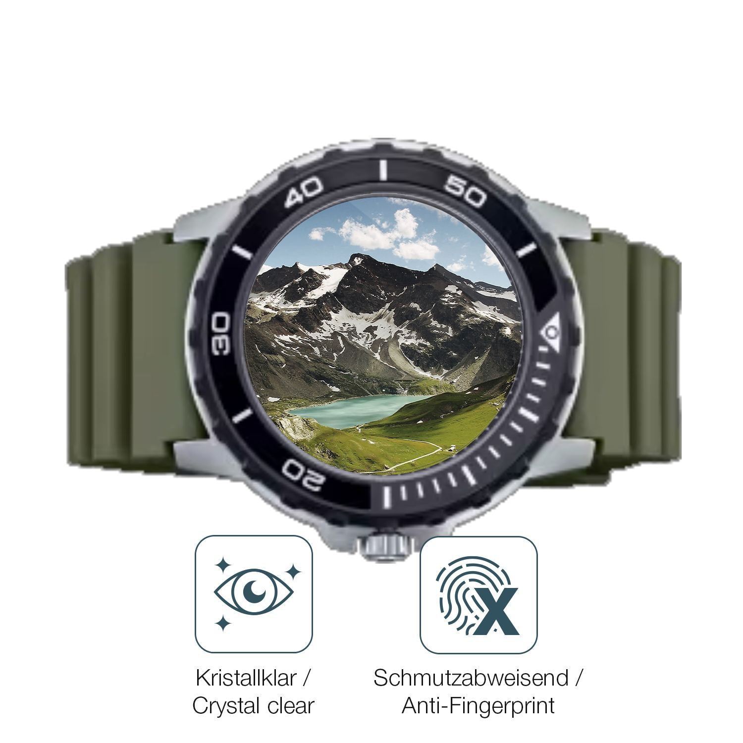 2x 9H Schutzfolie für Casio MTD-125D Panzerfolie (5)