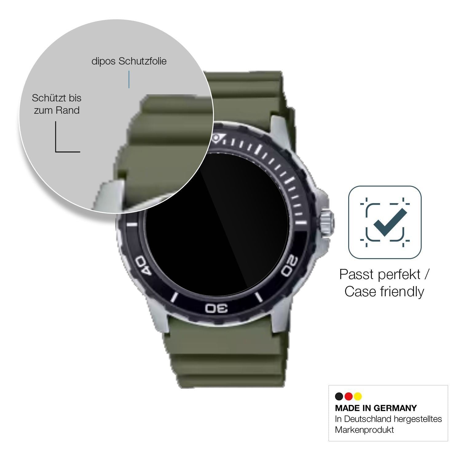 2x 9H Schutzfolie für Casio MTD-125D Panzerfolie (6)