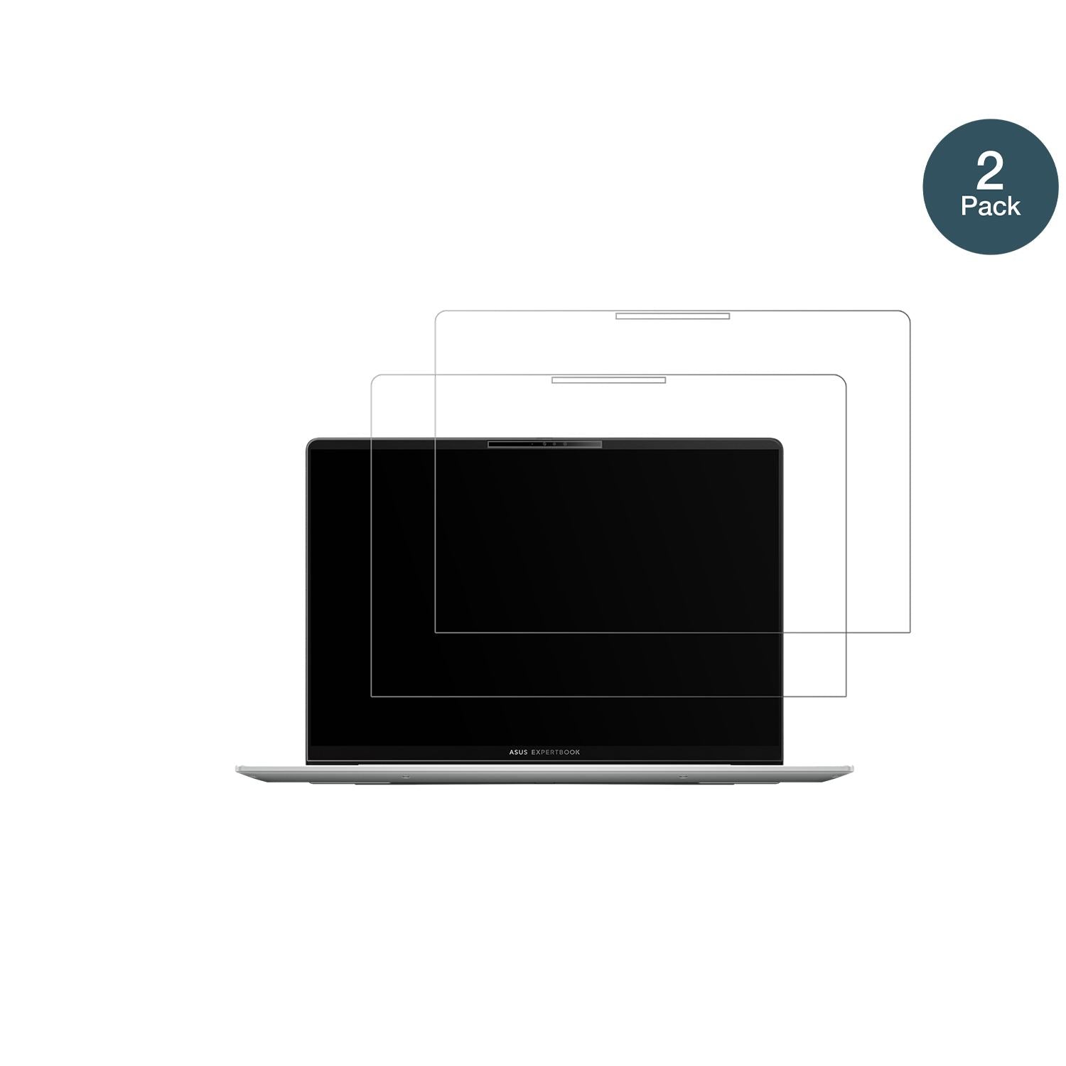 2x 9H Schutzfolie matt für Asus Expertbook P5 V540 (2)