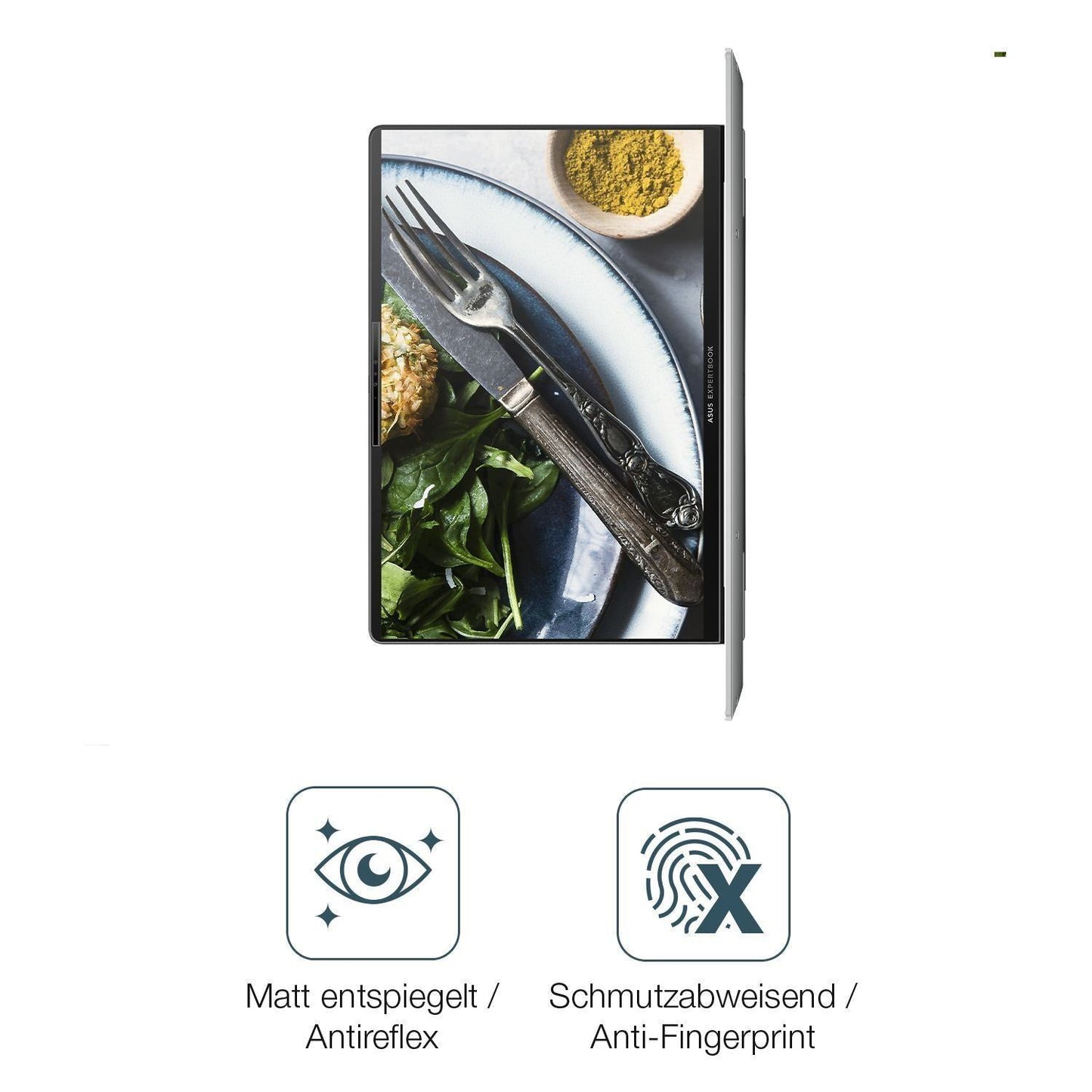 2x 9H Schutzfolie matt für Asus Expertbook P5 V540 (5)