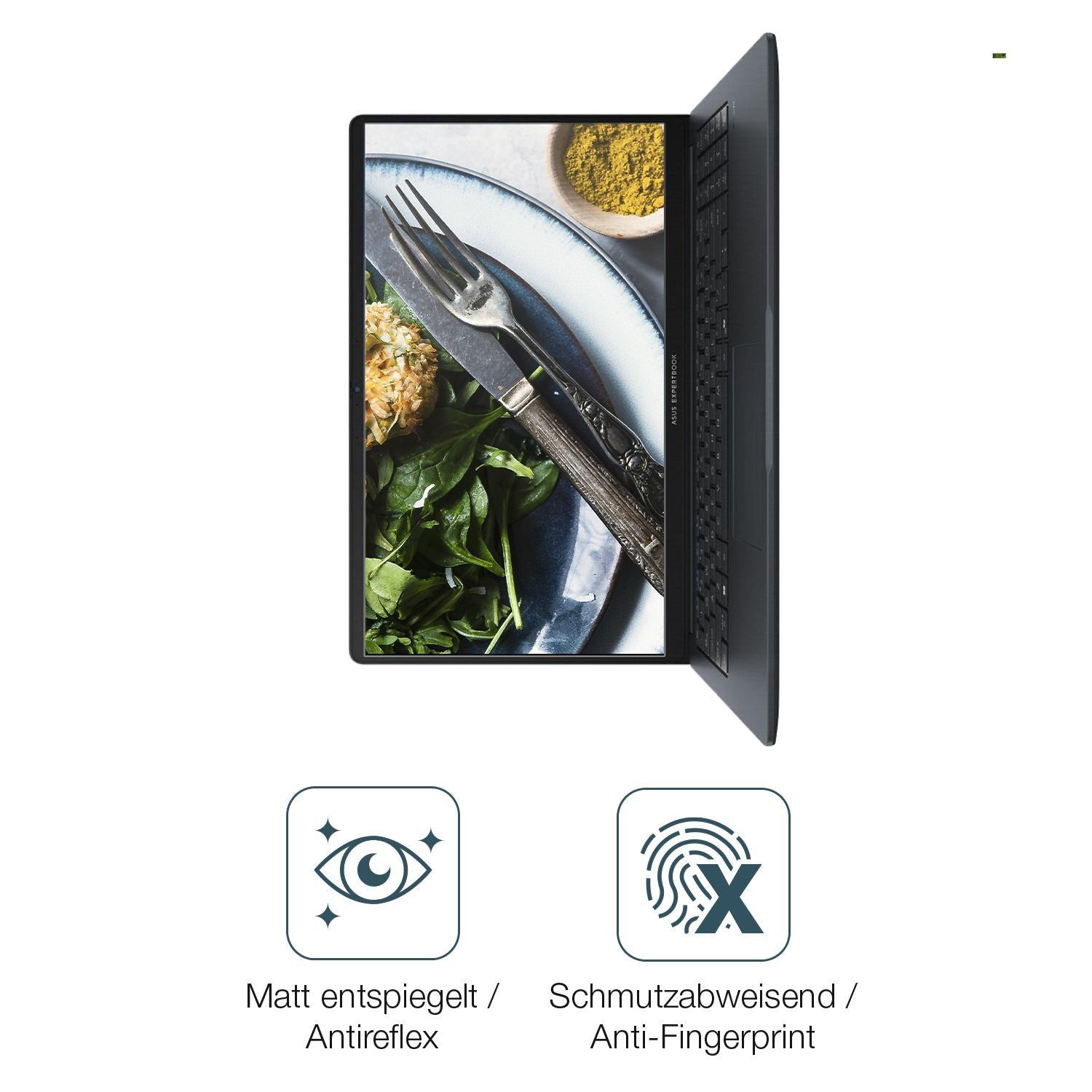 2x Schutzfolie matt für Asus Expertbook B1 BM1503  (4)