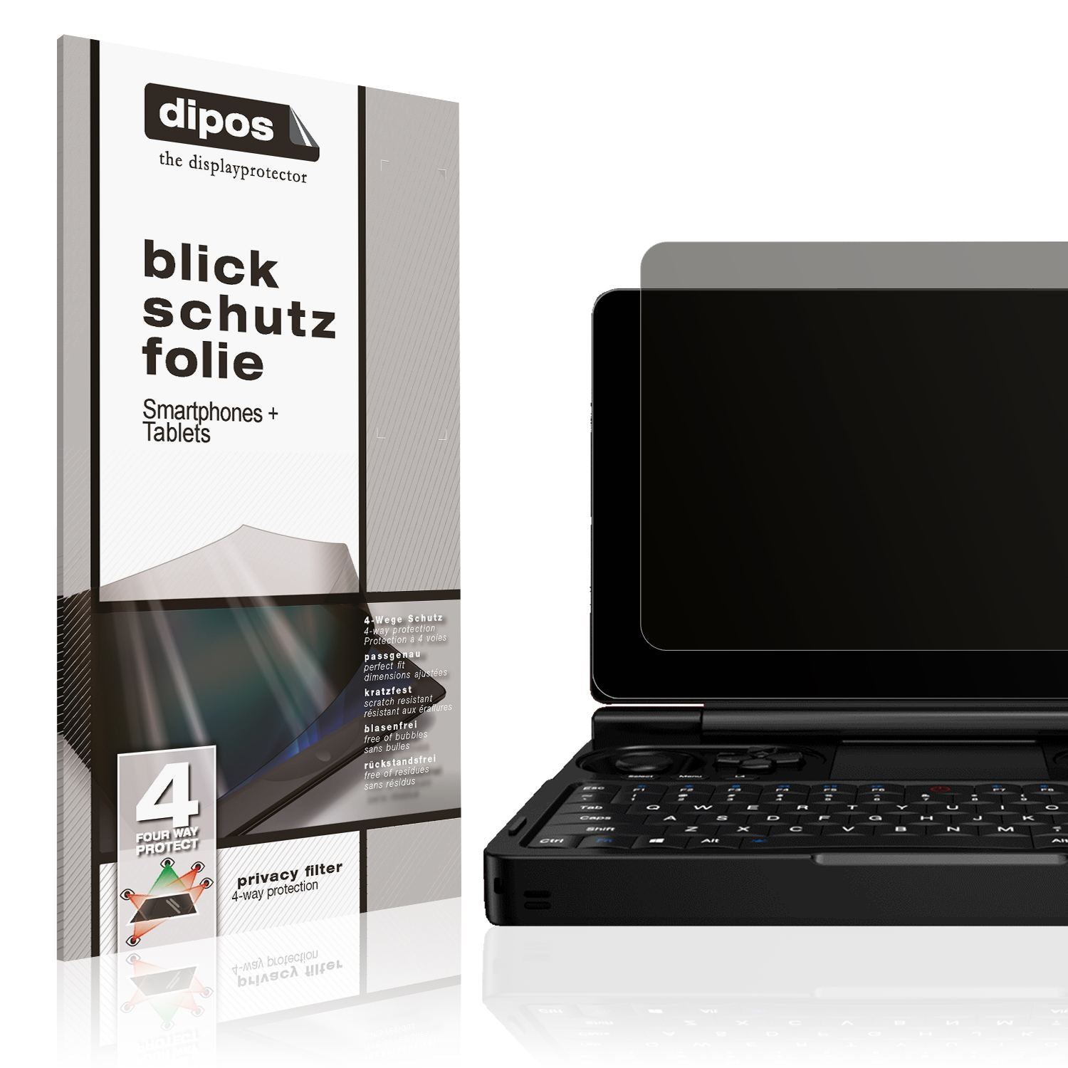Blickschutzfolie für GPD Win Mini 2025 matt Schutz (1)