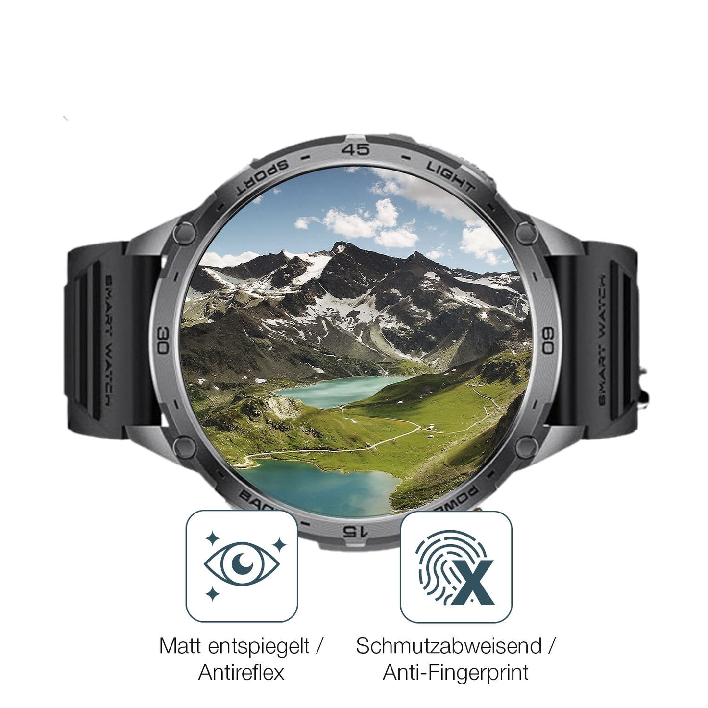 6x Schutzfolie matt für Lige TX3-A 1.73 Zoll Displ (4)