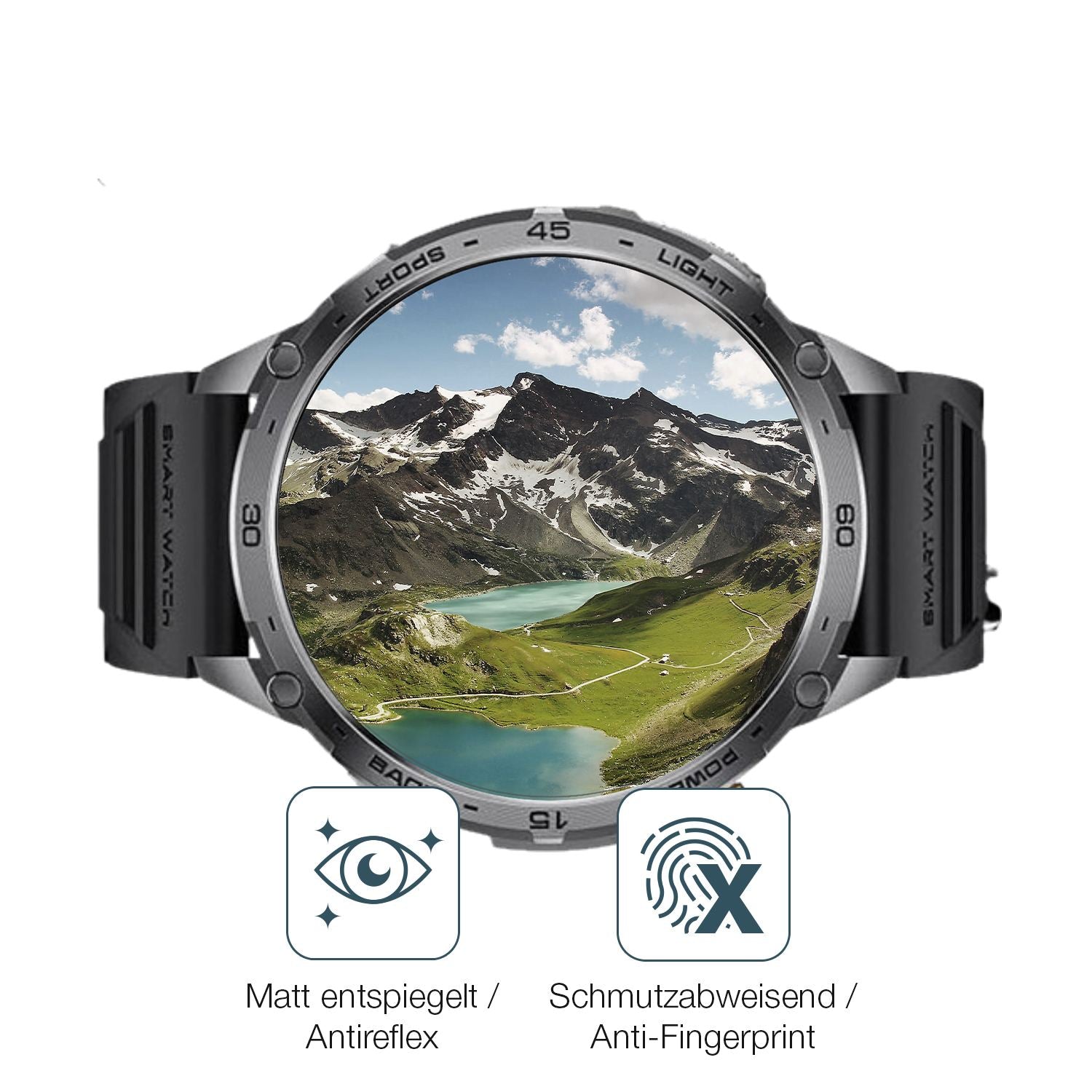 6x Schutzfolie matt für Lige TX3-A 1.73 Zoll Displ (4)