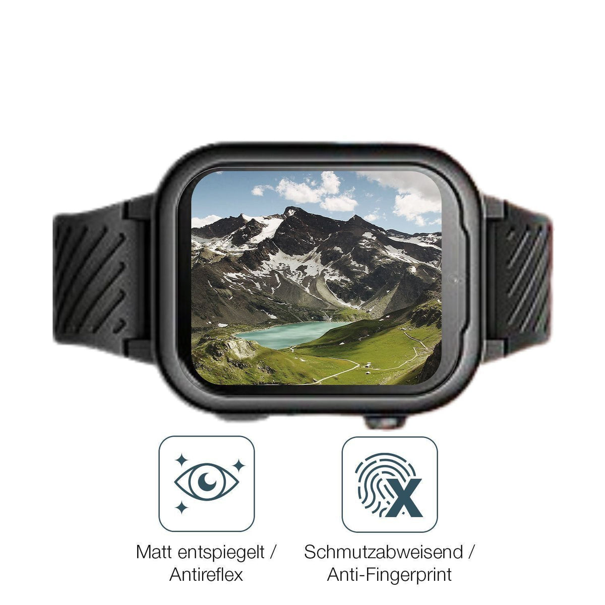 2x 9H Schutzfolie matt für Moonkids 4G Kinder Panz (5)