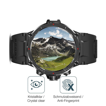 6x Schutzfolie klar für Kuzo F1-S 1.3 Zoll Display (4)