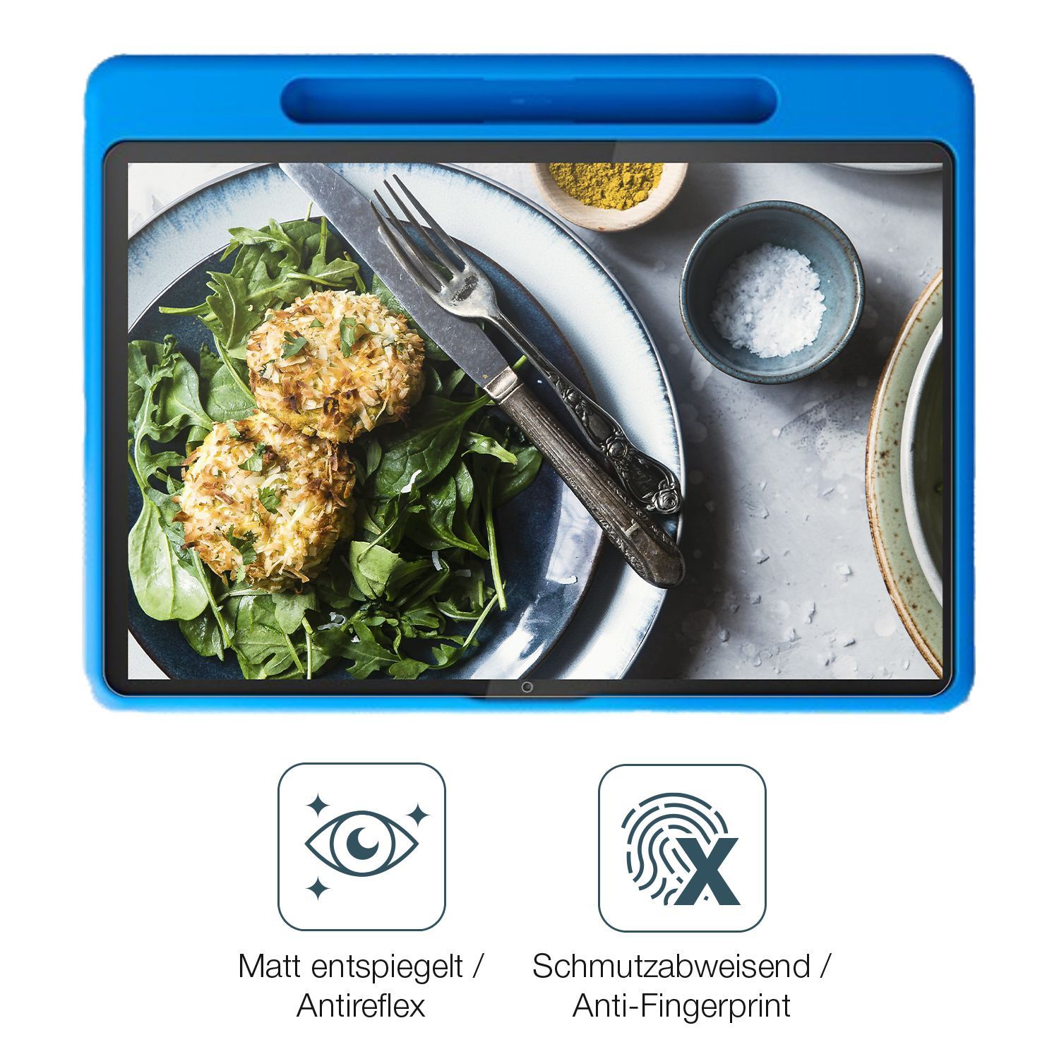 2x Schutzfolie matt für Lenovo Tab 3.Gen 10.1 Zoll (4)