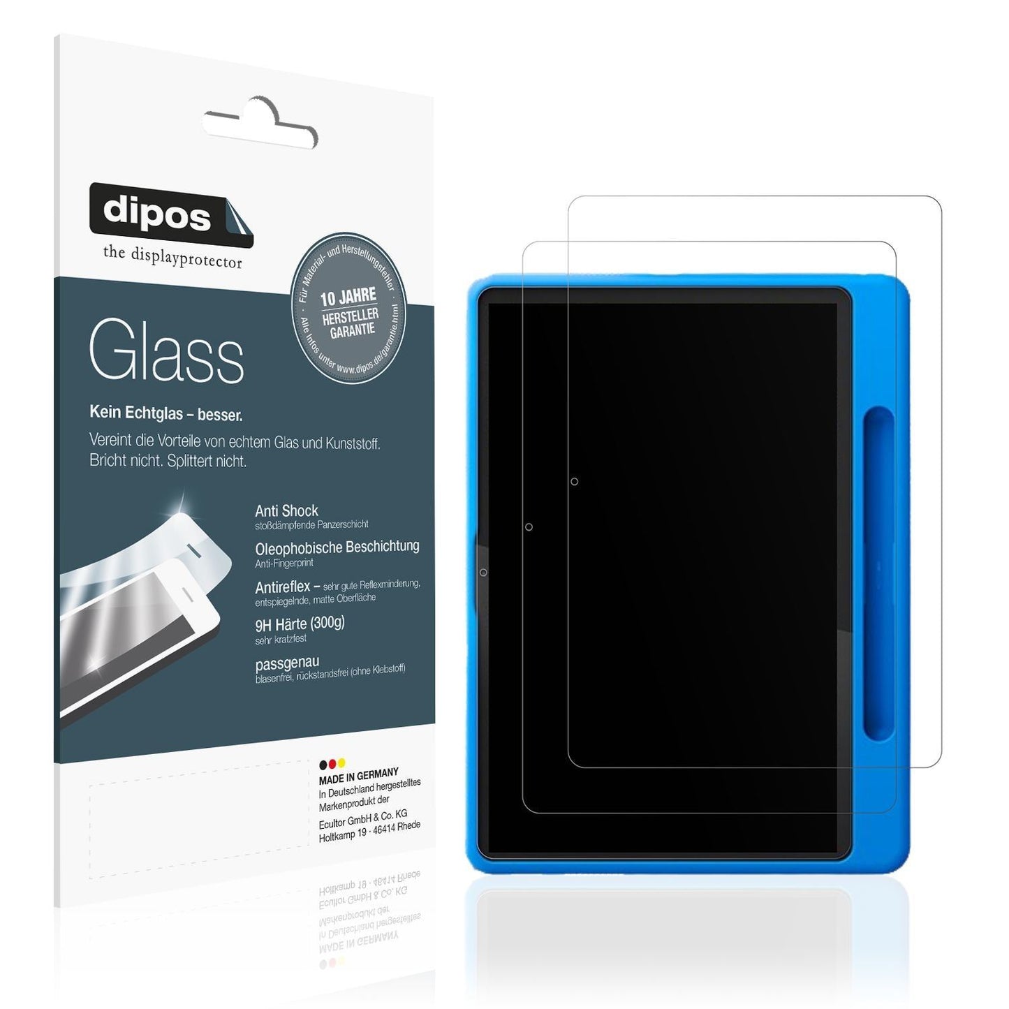 2x 9H Schutzfolie matt für Lenovo Tab 3.Gen 10.1 Z (1)