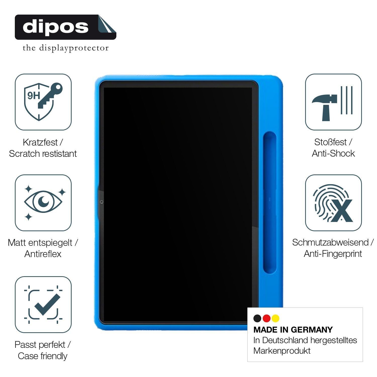 2x 9H Schutzfolie matt für Lenovo Tab 3.Gen 10.1 Z (7)