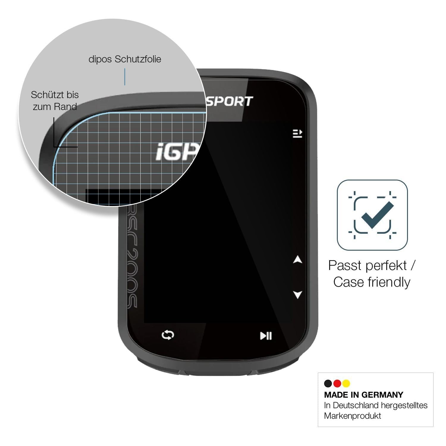 2x 9H Schutzfolie für iGPSport BSC200s Panzerfolie (6)