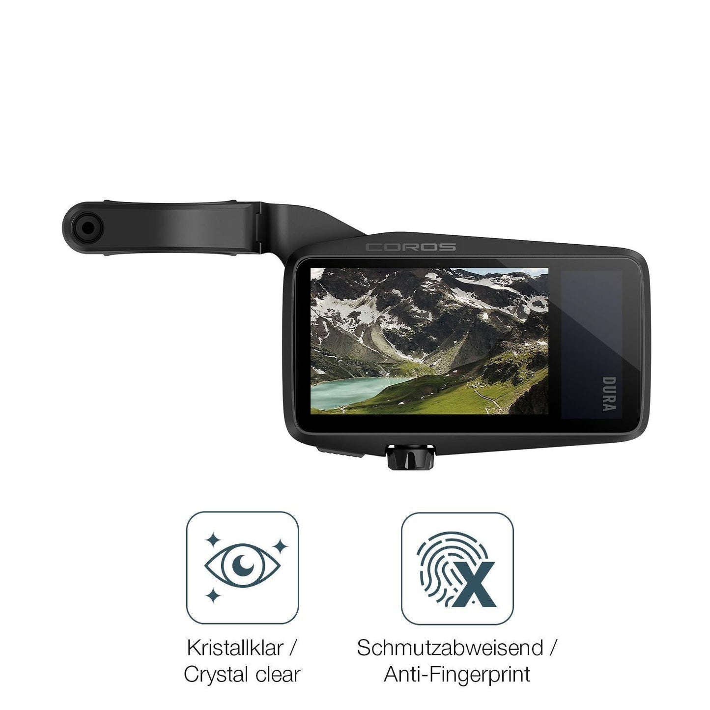 2x Schutzfolie klar für Coros Dura Solar GPS Displ (4)