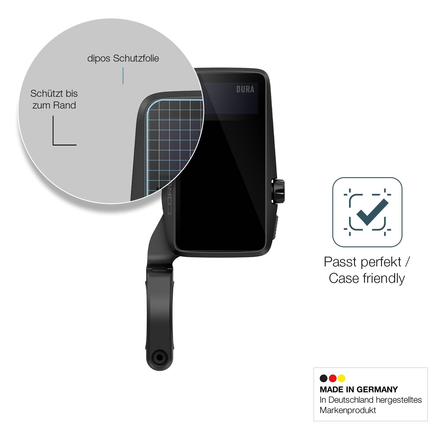 2x 9H Schutzfolie für Coros Dura Solar GPS Panzerf (6)