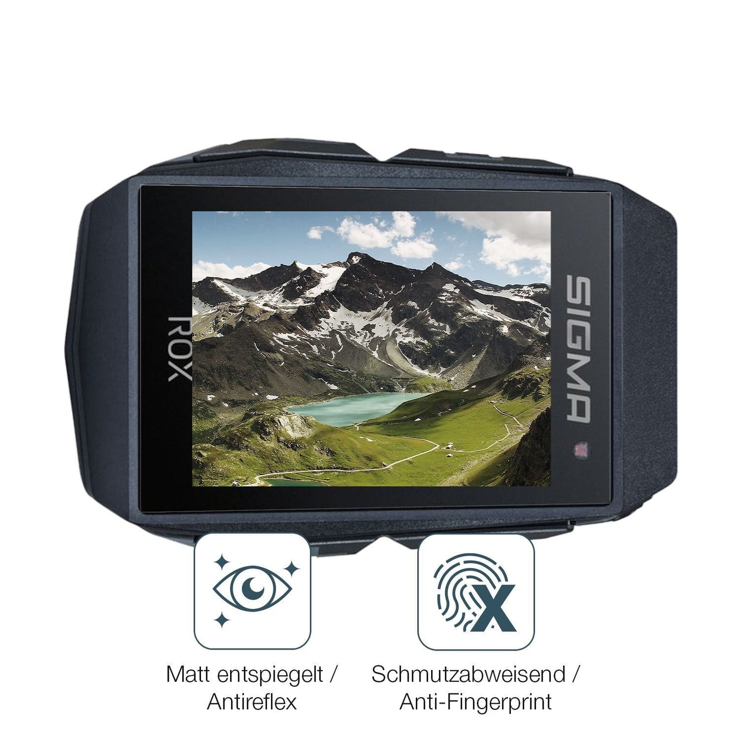 2x Schutzfolie matt für Sigma Rox 11.1 Display-Sch (4)