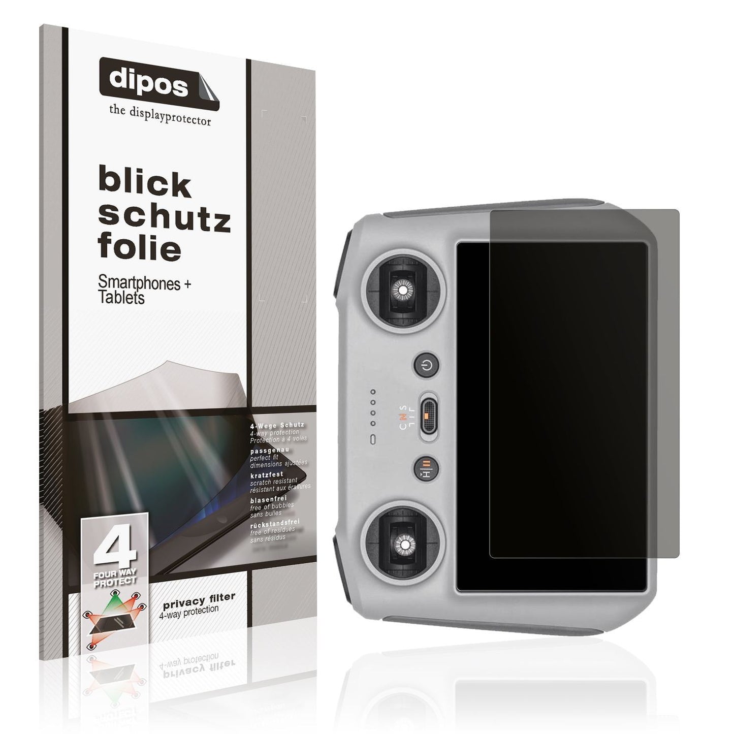 Blickschutzfolie für DJI RC matt Schutzfolie Priva (1)