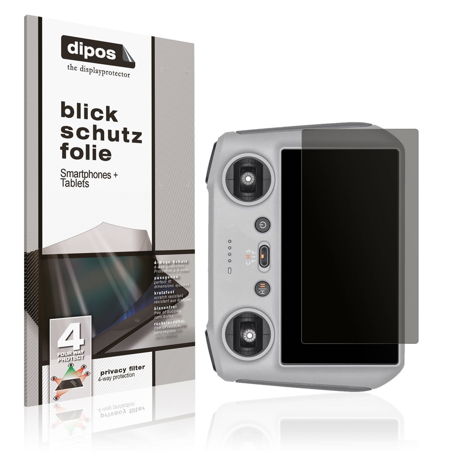 Blickschutzfolie für DJI RC matt Schutzfolie Priva (1)