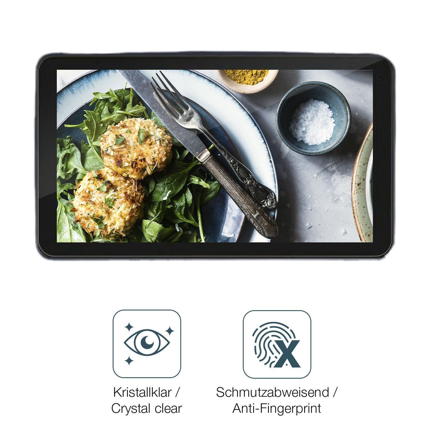 2x Schutzfolie klar für Navigation 127mm x 82mm Di (4)