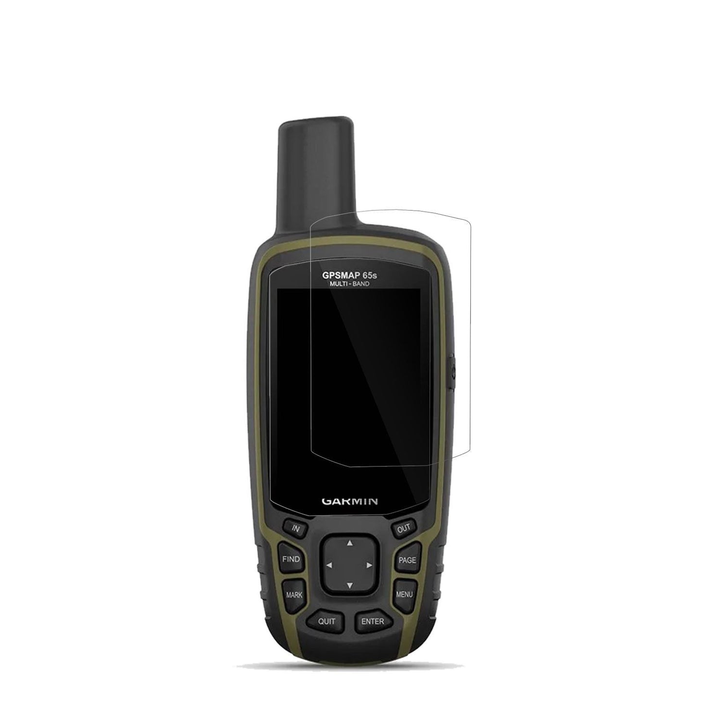 2x Schutzfolie klar für Garmin GPSMAP 65 Display-S (2)