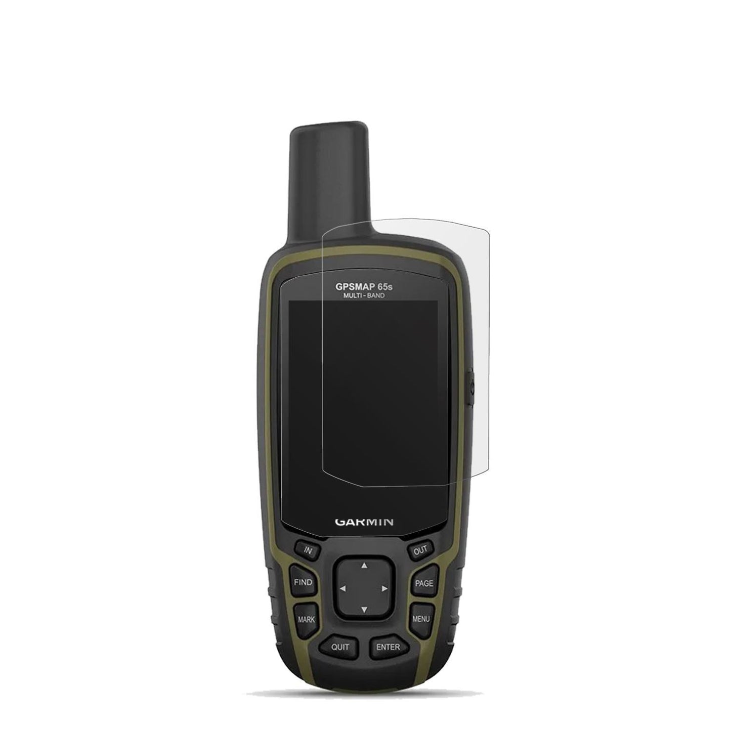 2x Schutzfolie matt für Garmin GPSMAP 65 Display-S (2)