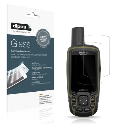 2x 9H Schutzfolie für Garmin GPSMAP 65 Panzerfolie (1)