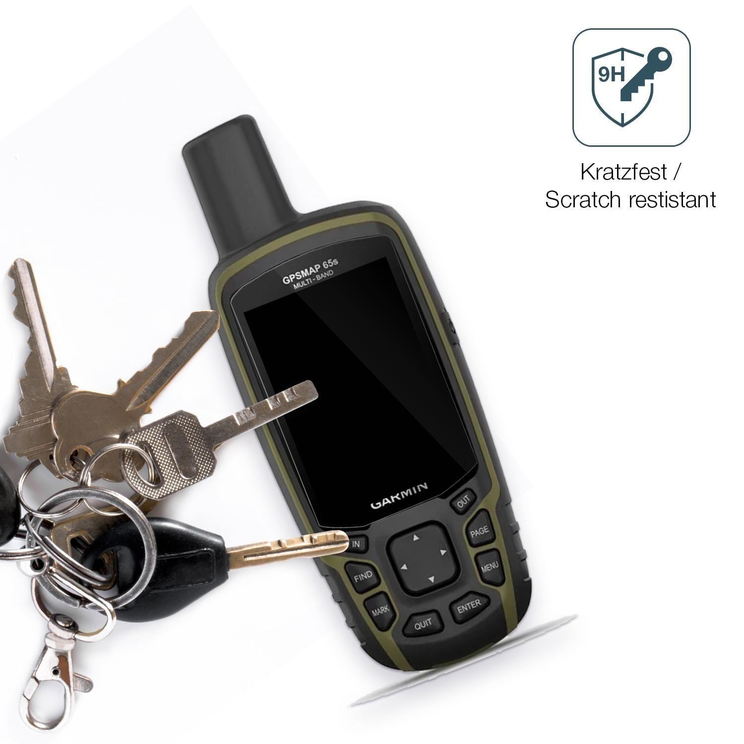 2x 9H Schutzfolie für Garmin GPSMAP 65 Panzerfolie (3)