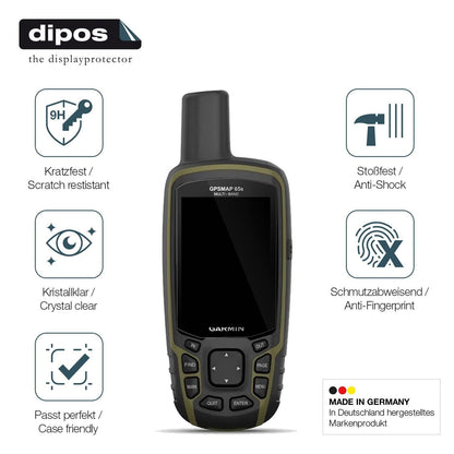 2x 9H Schutzfolie für Garmin GPSMAP 65 Panzerfolie (7)