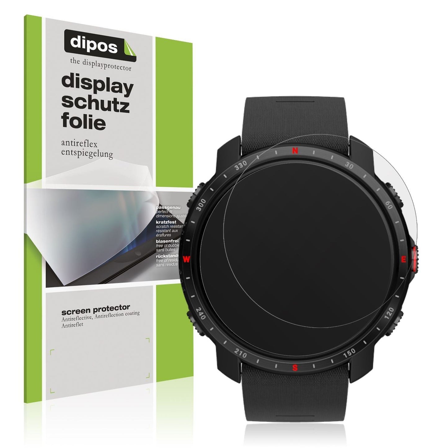 6x Schutzfolie matt für Polar Grit X Display-Schut (1)