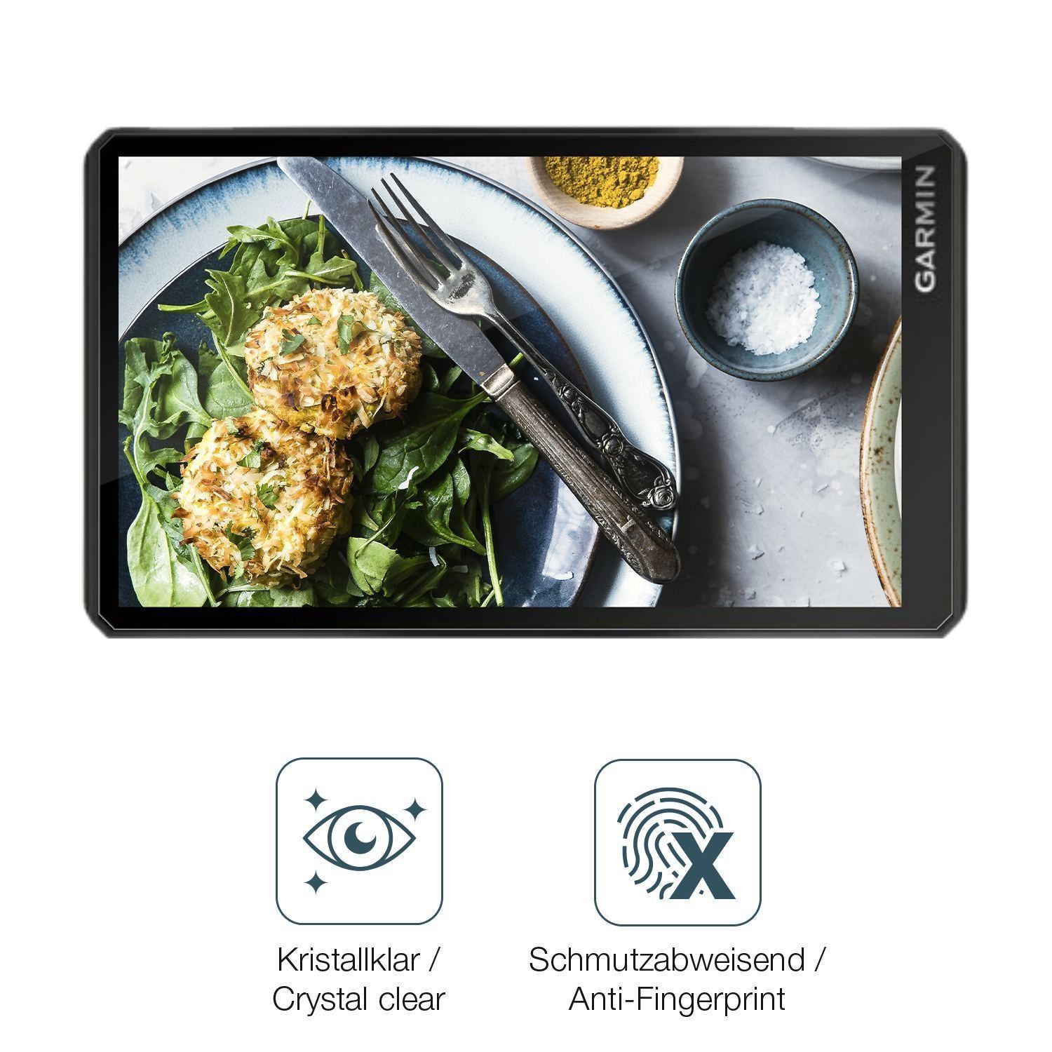 2x Schutzfolie klar für Garmin Tread 2 Display-Sch (4)