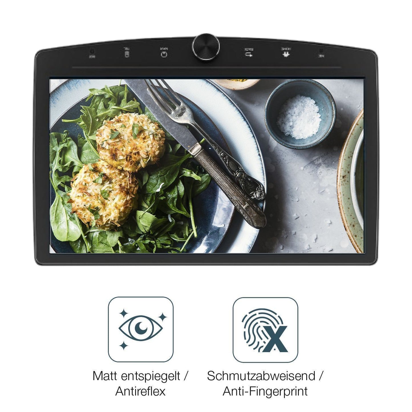 2x 9H Schutzfolie matt für Eonon 10.1 Zoll Navi Pa (5)
