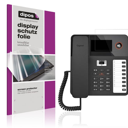 2x Schutzfolie klar für Gigaset Desk 600 Display-S (1)