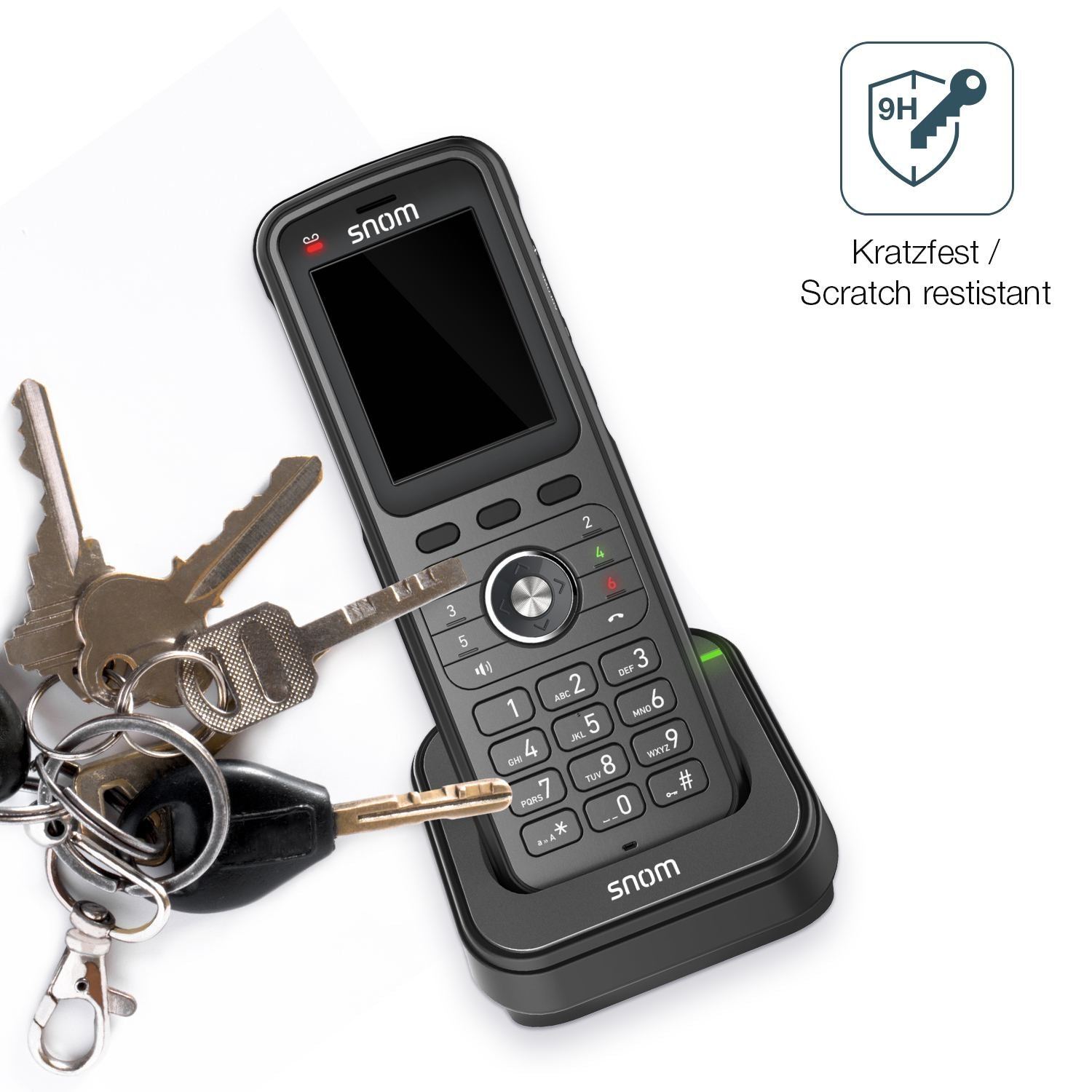 2x 9H Schutzfolie für Snom M56 Dect Panzerfolie (3)