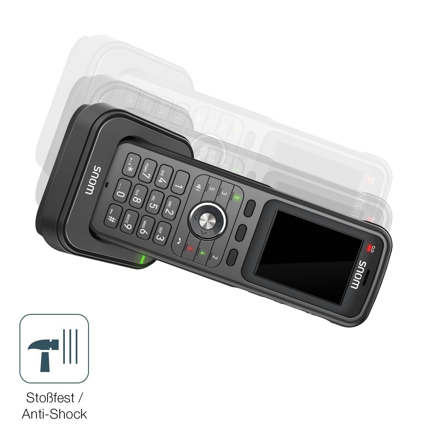 2x 9H Schutzfolie für Snom M56 Dect Panzerfolie (4)