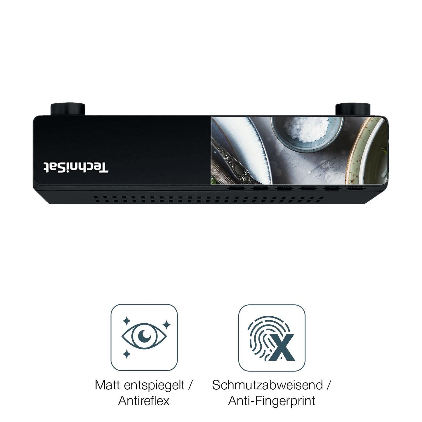 2x 9H Schutzfolie matt für TechniSat HS-S 261 Panz (5)