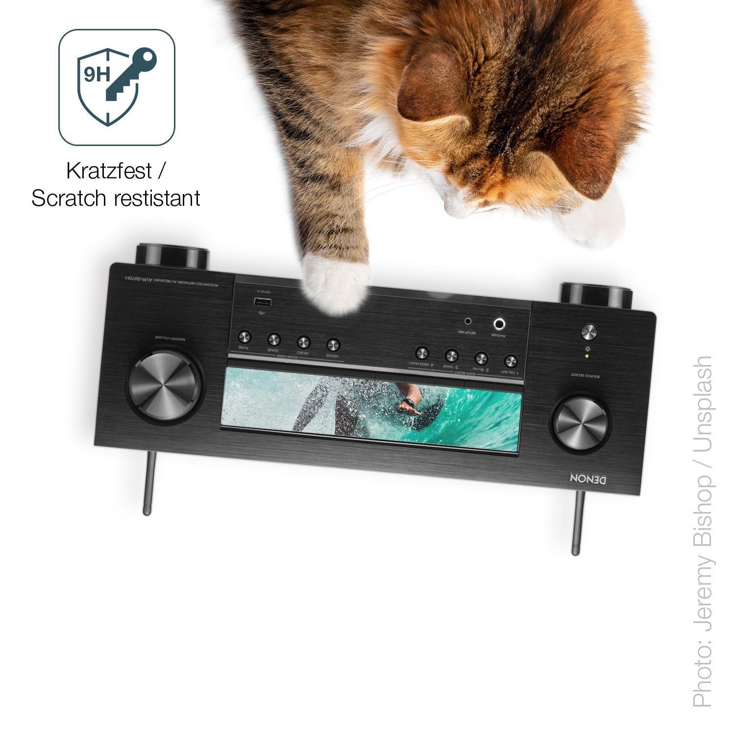 2x 9H Schutzfolie matt für Denon AVR-X2800HDAB Pan (3)