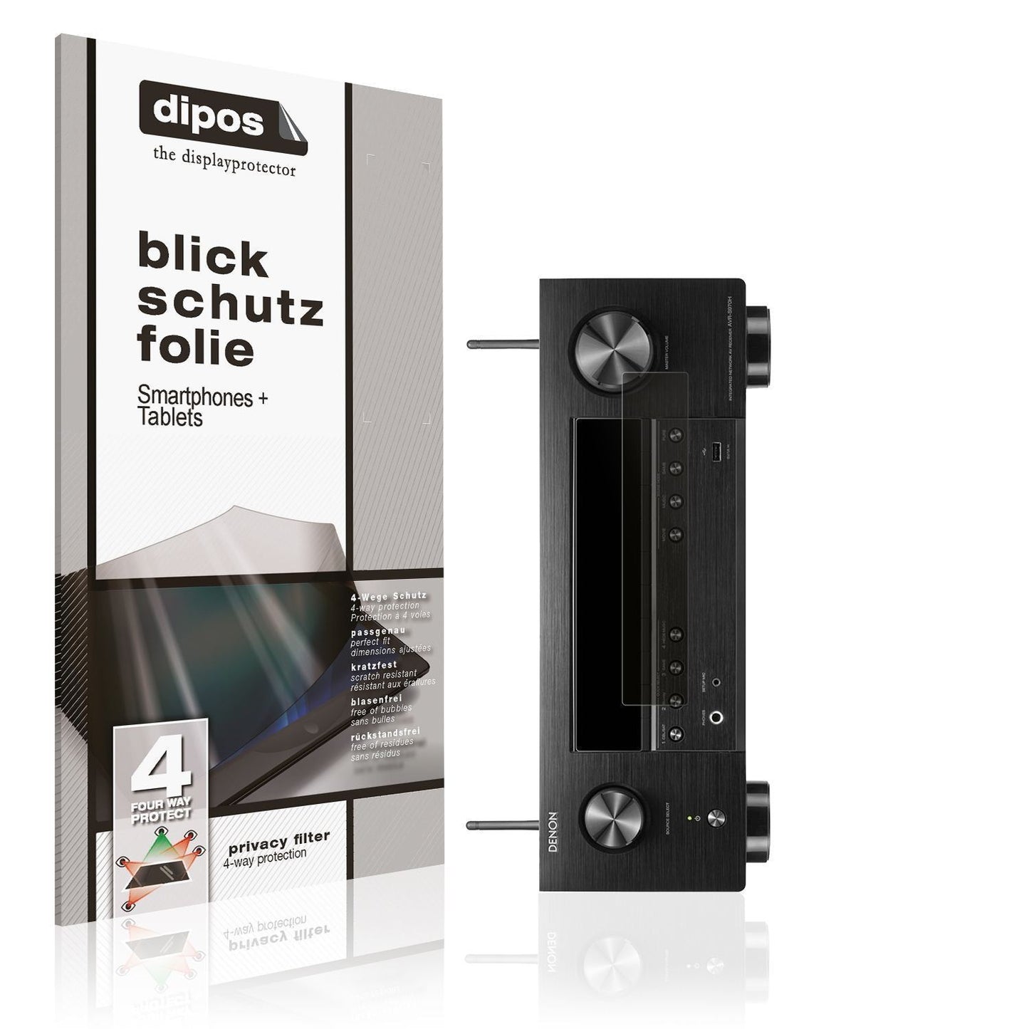 Blickschutzfolie für Denon AVR-X1700H matt Schutzf (1)