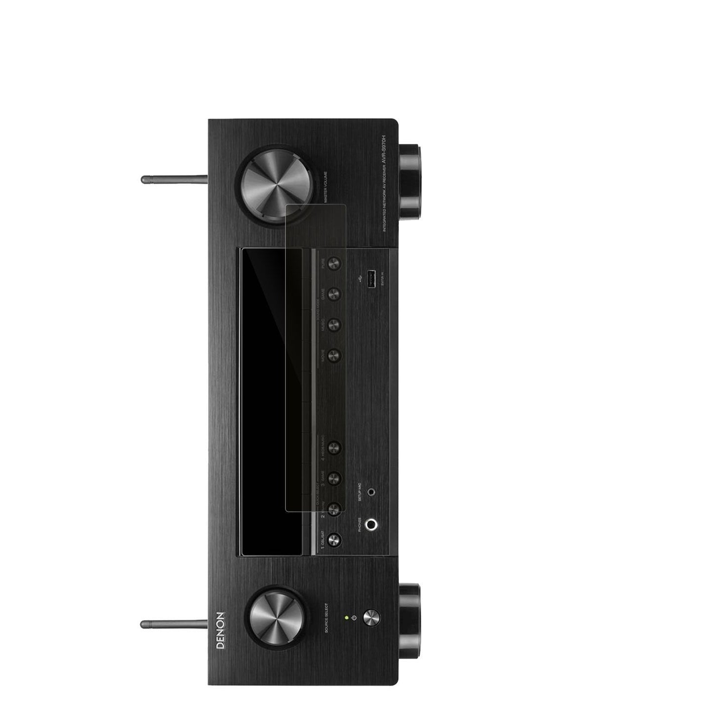 Blickschutzfolie für Denon AVR-X1700H matt Schutzf (2)