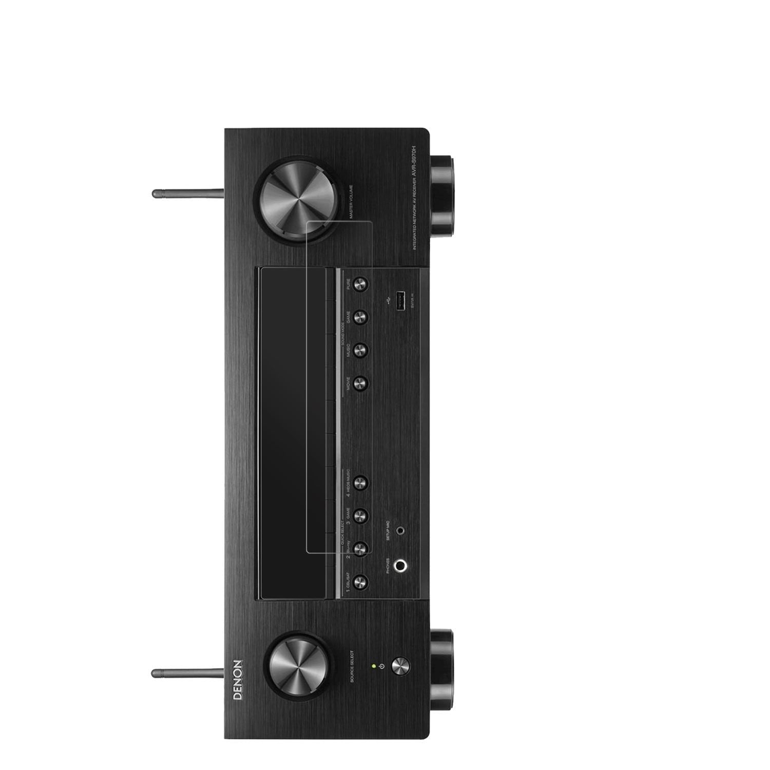 2x Schutzfolie matt für Denon AVR-X2800H Display-S (2)