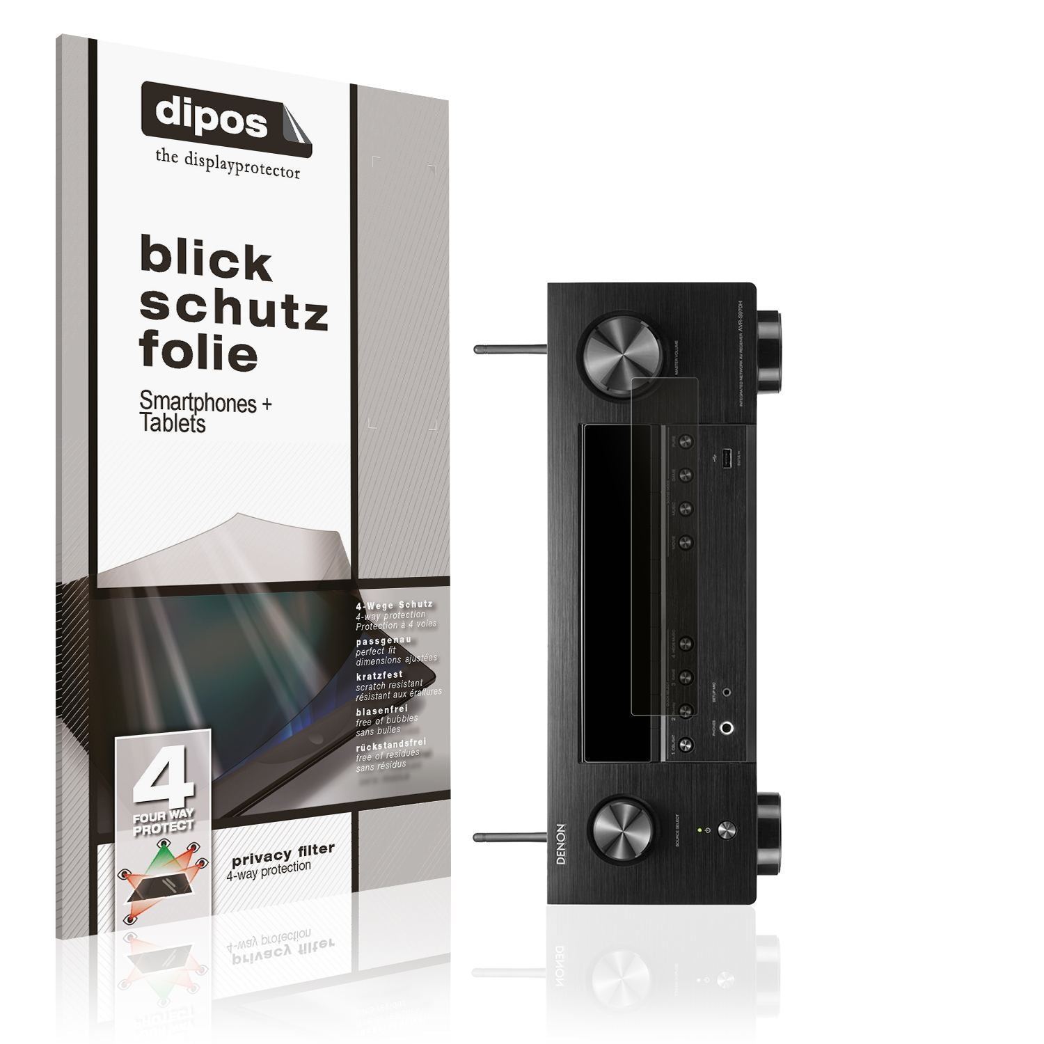Blickschutzfolie für Denon AVR-X2800H matt Schutzf (1)