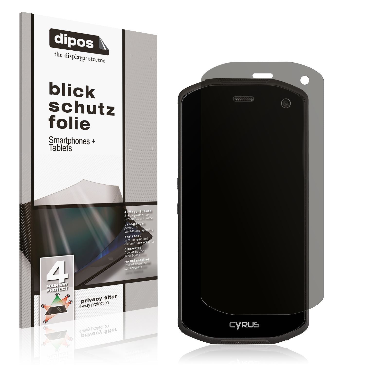 Blickschutzfolie für Zeblaze GTS 3 Pro matt Schutz (1)